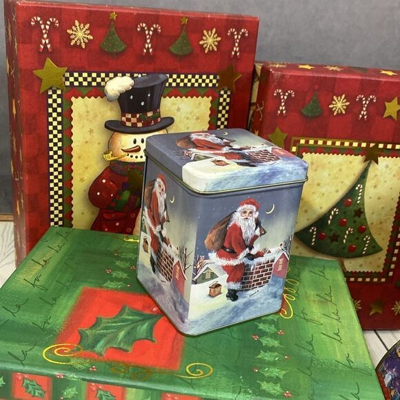Christmas Holiday Gift Box and Tin Bundle - Picture 2 of 7